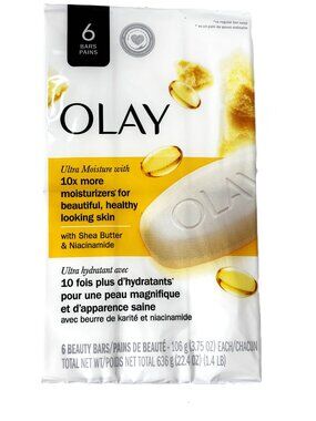 Olay Ultra Moisture Shea Butter Beauty Bar w/ Vitamin B3 Complex NWT